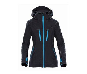 Stormtech SHXB4W - 3 in 1 woman parka Black/ Electric Blue