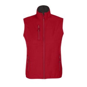 SOL'S 03826 - Falcon Bw Women Softshell Bodywarmer Pepper Red