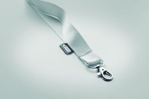 GiftRetail MO6100 - LANY RPET Lanyard in RPET 20 mm White