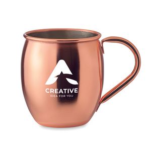 GiftRetail MO6658 - DAIQUIRI Cocktail copper mug 400 ml matt gold