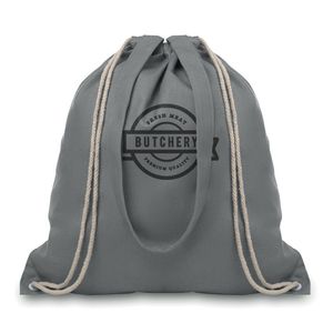 GiftRetail MO9041 - MOIRA 220gr/m² canvas 2 function bag Grey