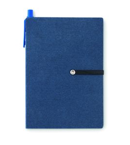 GiftRetail MO9213 - RECONOTE Notebook w/pen & memo pad Blue