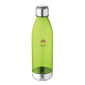 GiftRetail MO9225 - ASPEN Milk shape 600 ml bottle Transparent Lime