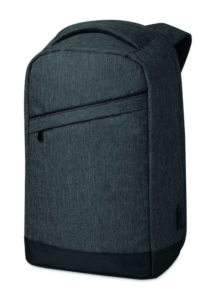 GiftRetail MO9294 - BERLIN 2 tone backpack incl USB plug