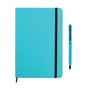 GiftRetail MO9348 - NEILO SET A5 notebook w/stylus 72 lined