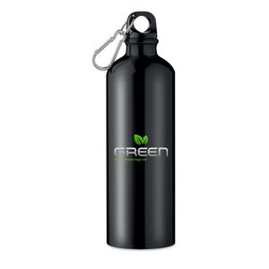 GiftRetail MO9350 - BIG MOSS Aluminium bottle 750 ml Black