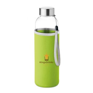 GiftRetail MO9358 - 500 ml glass bottle Lime