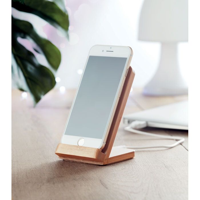 GiftRetail MO9692 - Bamboo wireless charger