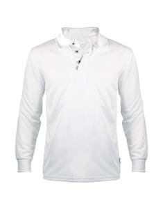 Mustaghata PLAYOFF - ACTIVE POLO FOR MEN LONG SLEEVES White