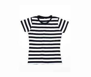 Mantis MT110S - Women's striped T-shirt Black / White