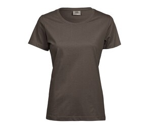 Tee Jays TJ8050 - Womens soft tee Chocolate