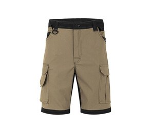 VELILLA VL3029S - MULTI-POCKET BERMUDA SHORTS  Sand/Black