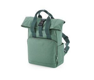 BAG BASE BG118S - RECYCLED MINI TWIN HANDLE ROLL-TOP LAPTOP BACKPACK