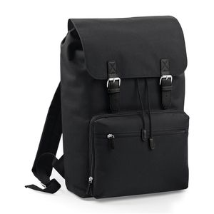 Bag Base BG613 - Vintage laptop backpack Black / Black