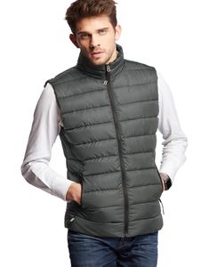 Mustaghata KYLE - DOWN JACKET UNISEX MAT SLEEVELESS  Grey