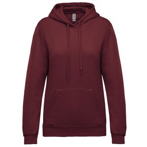 Kariban K473 - Women's hooded sweatshirt Wine