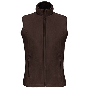 Kariban K906 - MELODIE - LADIES' MICRO FLEECE GILET Chocolate