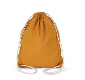 Kimood KI0125 - COTTON DRAWSTRING BACKPACK Curcuma