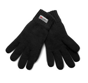 K-up KP426 - THINSULATE™ KNITTED GLOVES Black