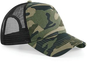 Beechfield B694 - Camo Snapback Trucker Cap Jungle Camo