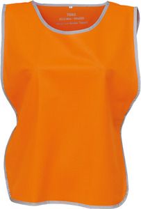 Yoko YHVJ259 - Hi Vis Reflective Border Tabard Orange