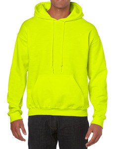 GILDAN GIL18500 - Sweater Hooded HeavyBlend for him Safety Green