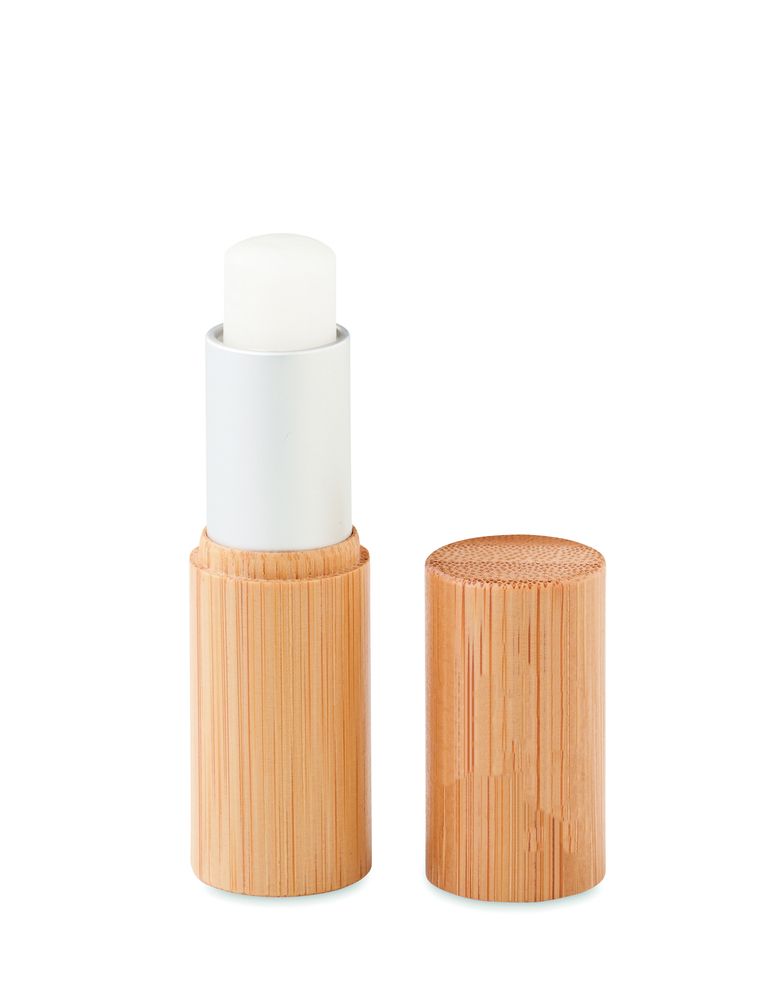 GiftRetail MO6752 - GLOSS LUX Lip balm in bamboo tube box