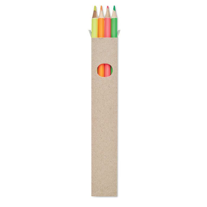 GiftRetail MO6836 - BOWY 4 highlighter pencils in box