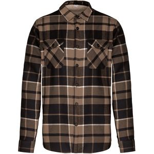 Kariban K579 - Sherpa-lined checked SHIRT JACKET