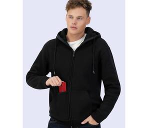 STARWORLD SW240 - ORGANIC COTTON UNISEX SWEAT JACKET