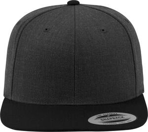 Classics 6089MT - Classic Snapback 2-Tone Cap Charcoal/Black