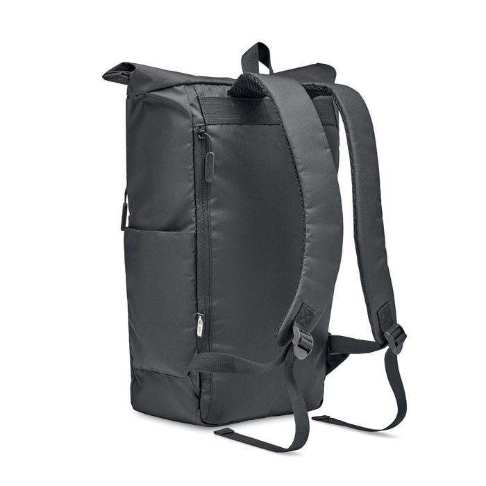 GiftRetail MO2051 - VALLEY ROLLPACK 300D RPET rolltop backpack