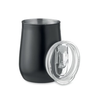 GiftRetail MO2090 - URSA Recycled stainless steel mug Black