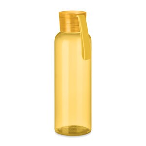 GiftRetail MO6903 - INDI Tritan bottle and hanger 500ml transparent yellow