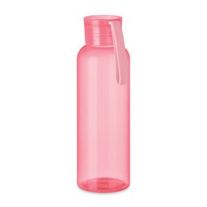 GiftRetail MO6903 - INDI Tritan bottle and hanger 500ml transparent pink