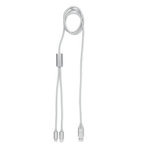 GiftRetail MO2081 - CABLONG 2 in 1 long charging cable