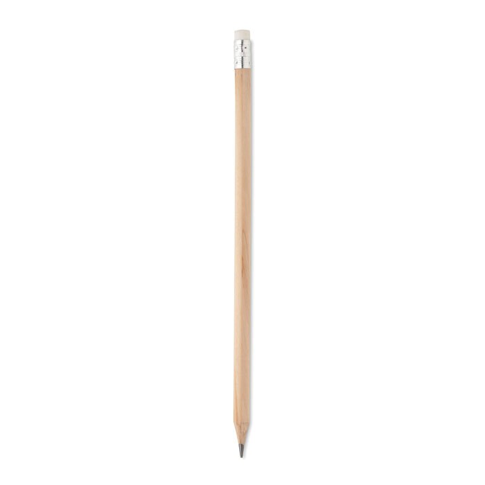 GiftRetail MO2248 - STOMP SHARP Natural pencil with eraser