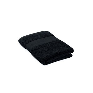 GiftRetail MO2258 - SERRY Towel organic 50x30cm Black