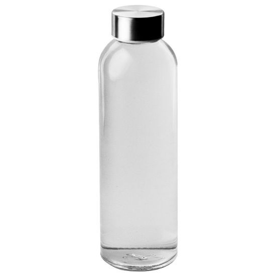 EgotierPro 37021 - Glass Bottle with Metal Top 500ml VERRE