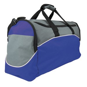EgotierPro 37028 - High Quality 600D Polyester Sports Bag HALE Royal Blue