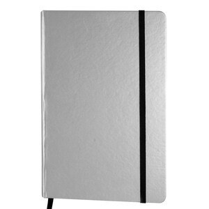 EgotierPro 38008 - A5 Metallic PU Cover Notebook, 80 Sheets LUMINE