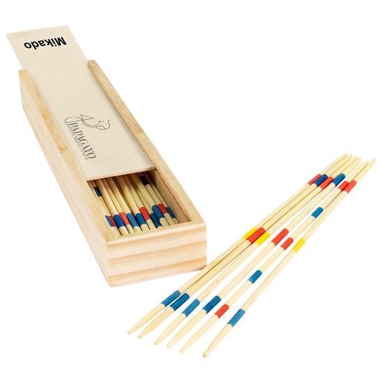 EgotierPro 39038 - Wooden Mikado Game 41 Pieces with Box MIKADO