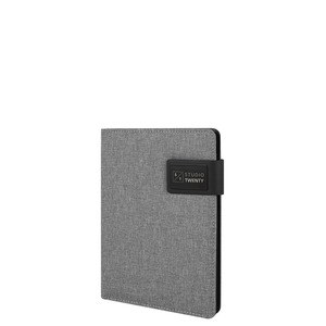 EgotierPro 39507 - A5 Polyester Portfolio with Magnetic Closure CREDIT GRCLARO