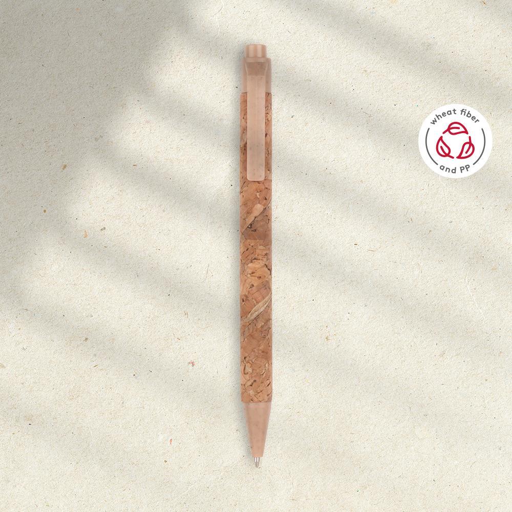 EgotierPro 50039 - Cork Body Pen with Wheat Fiber ODEN