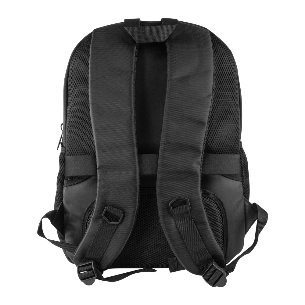 EgotierPro 50688 - RPET Backpack with Laptop Compartment & Pockets TERRA