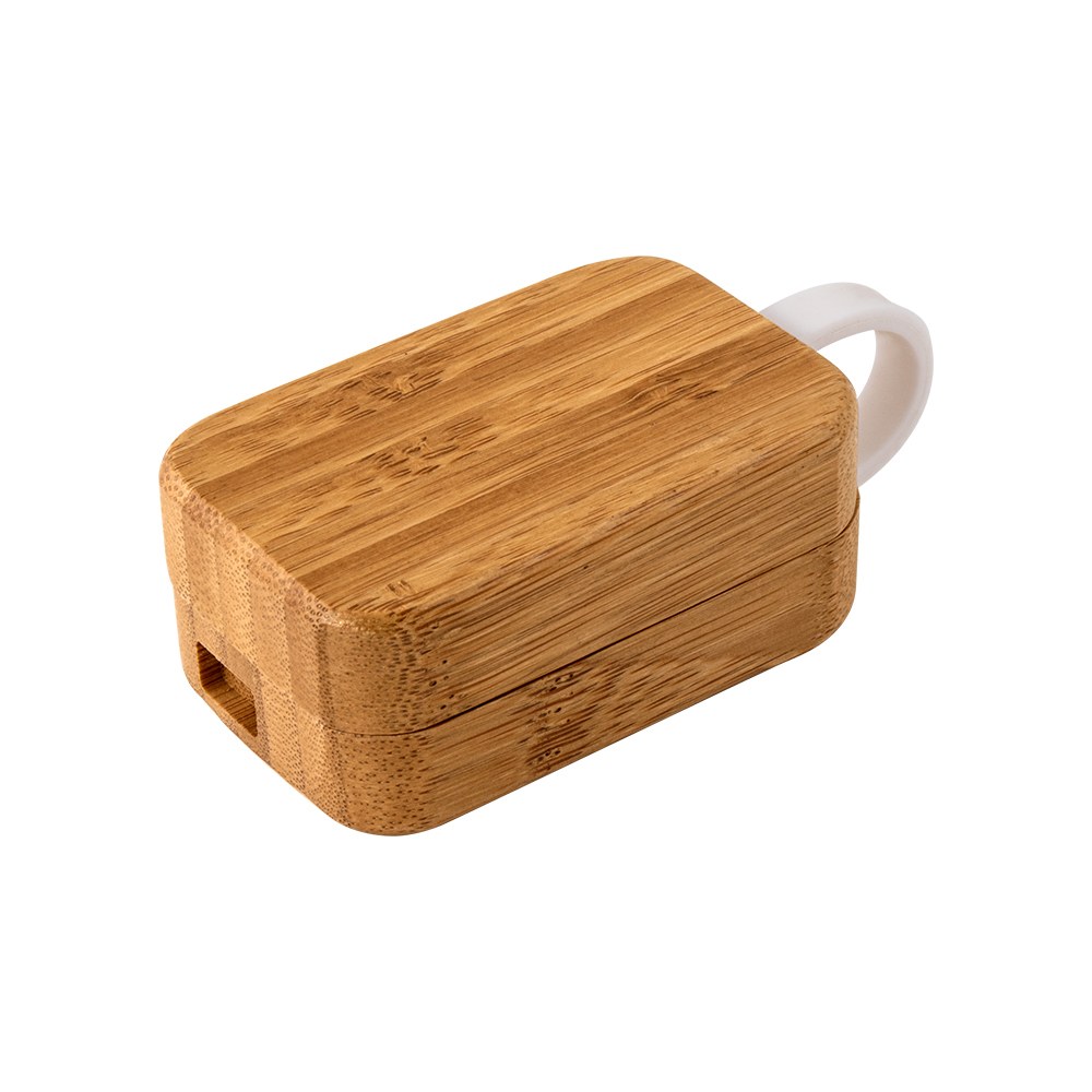 EgotierPro 50690 - Bluetooth 5.0 Earphones with Bamboo Box PLAY
