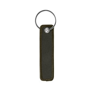 EgotierPro 50700 - Polyester Elongated Textile Keychain SILBÓN Green