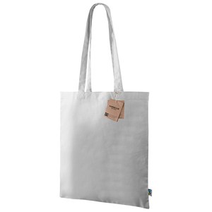 EgotierPro 53530 - Fairtrade Long-Handle Bag, 180 gr/m², Various Colors HARBOUR White