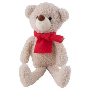 EgotierPro 53583 - Bob Bear with Red Scarf, EN-71 Certified BOB