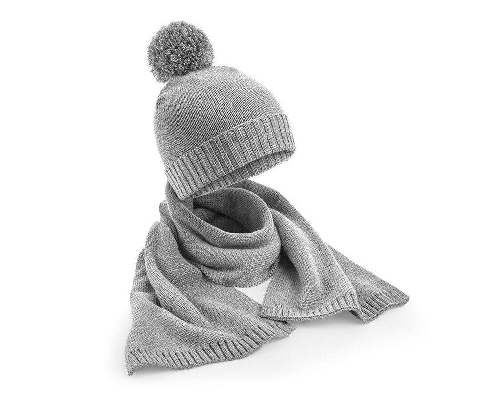 BEECHFIELD BF401 - KNITTED SCARF AND BEANIE GIFT SET